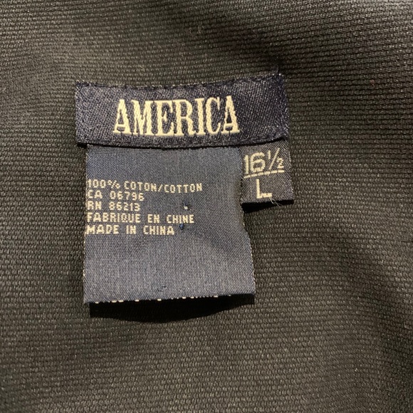 Men’s black shirt size L (16-1/2) - Picture 3 of 5